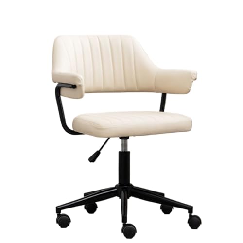 ZHCHAO Büro-Computerstuhl, langfristiges Sitzen, Haushalts-Schlafzimmer-Drehstuhl, drehbar und verstellbar für Freizeit (Argento) von ZHCHAO