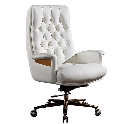 ZHCHAO Computerstuhl-Basis, Rolle, Bürostuhl, Leder, kommerzielle Möbel (D) von ZHCHAO