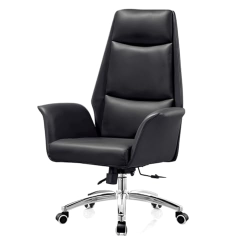 ZHCHAO Drehbarer Bürostuhl Home Computer Stuhl Leder Drehstuhl Business Rückenlehne Stuhl ZHCHAO Drehbarer Bürostuhl Home Computer Stuhl Leder Drehstuhl Business Rückenlehne Stuhl von ZHCHAO