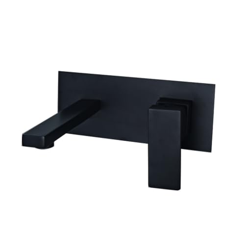 ZHCHAO Embedded Wall Type Table Basin Wasserhahn Waschbecken Wand Wasserhahn (Farbe: Argento, Größe: einheitliche Größe) von ZHCHAO