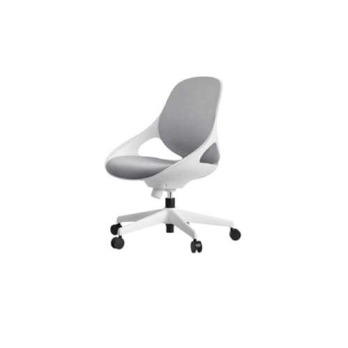 ZHCHAO Ergonomischer Computerstuhl, Schreibstuhl, Bürostuhl, atmungsaktive Rückenlehne, Lernstuhl, Lendenwirbelschutz (Argento) von ZHCHAO