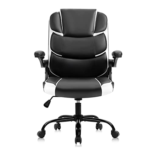 ZHCHAO Ergonomischer Drehstuhl, Haushaltsstuhl, Zuhause, bequem, kann liegen, Drehstuhl anheben (3er-Pack) von ZHCHAO