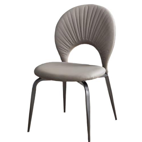 ZHCHAO Esszimmerstuhl, tragbar, bequem, Rückenlehne, Sitzstuhl, Café, Schminktisch, Büro-Design, Möbel (D) von ZHCHAO