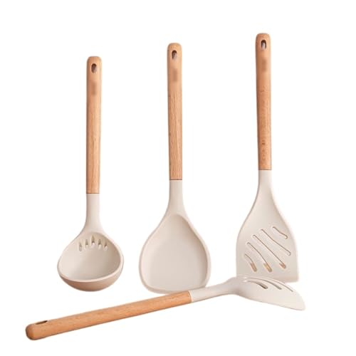 ZHCHAO Küchenutensilien-Set, für antihaftbeschichtete Pfanne, Küchenwerkzeug, Schöpfkelle und Wok-Spatel ZHCHAO Küchenutensilien-Set, für antihaftbeschichtete Pfanne, Küchenwerkzeug, Schöpfkelle und Wok-Spatel von ZHCHAO