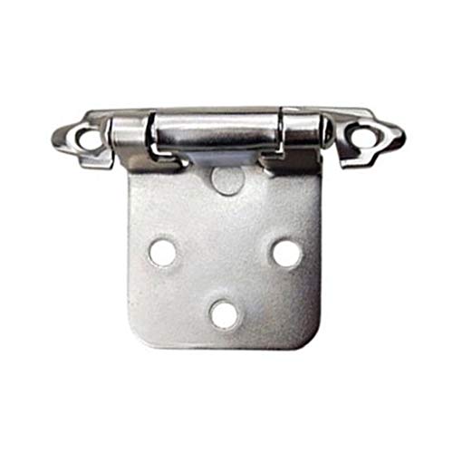 ZHCHAO Schrankscharniere Schwarz, wunderschöne Schrankscharniere für Küchenschränke, Auto, Türschließer, Schränke, 5 Paar (10 Stück) (Farbe: 1 Pack) von ZHCHAO