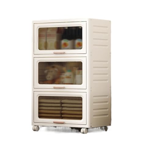 ZHCHAO Spielzeugaufbewahrung, faltbar und stapelbar, Aufbewahrungsbehälter für die Organisation des Hauses (D) von ZHCHAO