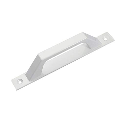 ZHCHAO Tor Küche Aluminiumlegierung Möbel Schrank Fenster Einfache Installation Zuhause Innenraum Schrank Schublade Schiebetürgriff Scheune Garage (Farbe: Argento) von ZHCHAO
