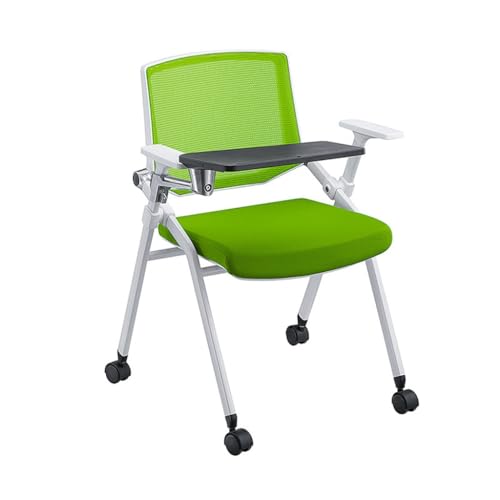 ZHCHAO Trainingsstuhl mit Schreibtafel, Bürostuhl aus Netzstoff, für Konferenzraum, Trainingsstuhl mit Tabelle (GR) von ZHCHAO