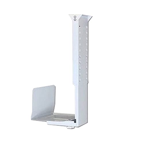 ZHCHAO Universal PC Case Holder unter Schreibtisch Seitenwand CPU Halterung verstellbar Computer Mainframe Hanger Host Box Halterung Halterung (Wit) von ZHCHAO