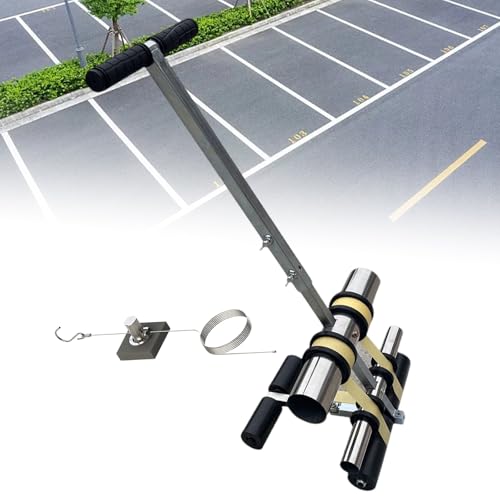 ZHDANB Klebebandmaschine Markierungsmaschine für Spielfeldlinien Einstellbare Breite Mit Kreismarkierungsset Für Einfahrten Asphalt oder Beton Basketballplätze Black ZHDANB Klebebandmaschine Markierungsmaschine für Spielfeldlinien Einstellbare Breite Mit Kreismarkierungsset Für Einfahrten Asphalt oder Beton Basketballplätze Black von ZHDANB