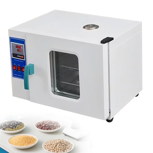 ZHDANB Labor-Konvektionsofen,Trockenofen,Kapazitäts-Laborofen,500W 20V,mit intelligentem Temperaturregler und Timer,für Industrie, Schulen, Forschungsinstitute BStainlesssteelwithairblast von ZHDANB