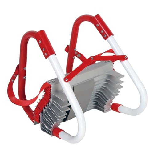 ZHDANB Tragbare Feuerleiter Ausziehbar auf 7,5/10M 3/4-stöckige Notleiter Tragbare klappbare Fluchtleiter Tragbare Feuerstelle Für die Fensterbänke der meisten Fenster 7.5M/24.6FT ZHDANB Tragbare Feuerleiter Ausziehbar auf 7,5/10M 3/4-stöckige Notleiter Tragbare klappbare Fluchtleiter Tragbare Feuerstelle Für die Fensterbänke der meisten Fenster 7.5M/24.6FT von ZHDANB