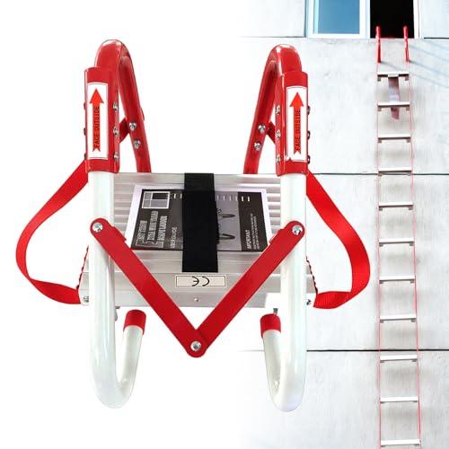 ZHDANB Tragbare Feuerleiter Ausziehbar auf 7,5/10M Tragbare klappbare Fluchtleiter 3/4-stöckige Notleiter Tragbare Feuerstelle Für die Fensterbänke der meisten Fenster 10M/32.8FT ZHDANB Tragbare Feuerleiter Ausziehbar auf 7,5/10M Tragbare klappbare Fluchtleiter 3/4-stöckige Notleiter Tragbare Feuerstelle Für die Fensterbänke der meisten Fenster 10M/32.8FT von ZHDANB