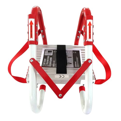 ZHDANB Tragbare Feuerleiter Ausziehbar auf 7,5/10M Tragbare klappbare Fluchtleiter Tragbare Feuerstelle 3/4-stöckige Notleiter Für die Fensterbänke der meisten Fenster 7.5M/24.6FT ZHDANB Tragbare Feuerleiter Ausziehbar auf 7,5/10M Tragbare klappbare Fluchtleiter Tragbare Feuerstelle 3/4-stöckige Notleiter Für die Fensterbänke der meisten Fenster 7.5M/24.6FT von ZHDANB