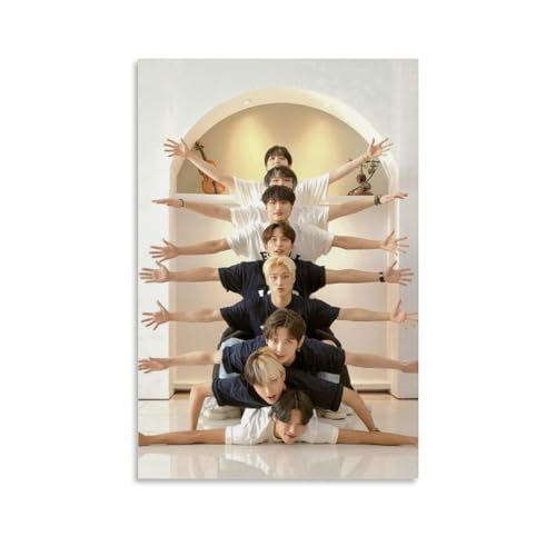 ZHDLDPUK ATEEZ Boys Group Picture Poster Dekorative Malerei Leinwand Wandkunst Wohnzimmer Poster Schlafzimmer Malerei 12x18inch(30x45cm) von ZHDLDPUK