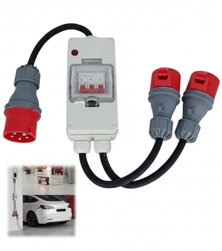 ZHEHNSA starkstrom Adapter 32A auf 16A X2 mit Sicherungsautomat,reinem Kupfer 5-polig 400V 1.5M IP44 Kupplung Starkstrom Verteiler, cee Adapter Verlängerungskabel für Caravan Wohnmobil Industrie ZHEHNSA starkstrom Adapter 32A auf 16A X2 mit Sicherungsautomat,reinem Kupfer 5-polig 400V 1.5M IP44 Kupplung Starkstrom Verteiler, cee Adapter Verlängerungskabel für Caravan Wohnmobil Industrie von ZHEHNSA