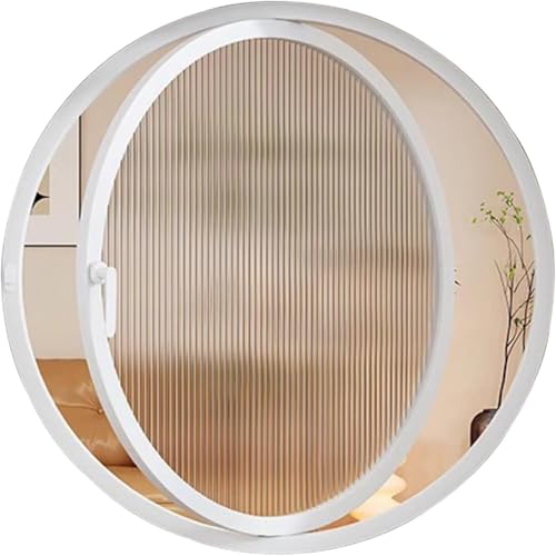 ZHENCHAO Windows Rundes Fenster mit Rahmen aus Aluminiumlegierung und Changhong-Glas, drehbares, flächenbündiges Schuppenfenster mit Mittelachse, Durchmesser 40–100 cm, Ersatz-Lüftungsfenst ZHENCHAO Windows Rundes Fenster mit Rahmen aus Aluminiumlegierung und Changhong-Glas, drehbares, flächenbündiges Schuppenfenster mit Mittelachse, Durchmesser 40–100 cm, Ersatz-Lüftungsfenst von ZHENCHAO