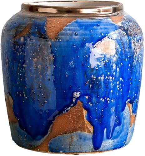 ZHENGYUSW Keramik-Vase, Blumenarrangement, Dekoration, Ornamente (B x H): 22 x 21 cm von ZHENGYUSW