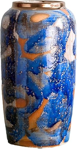 ZHENGYUSW Keramik-Vase im Retro-Stil, Blumenarrangement, Dekoration, Ornamente (B 17 x H) 35 cm von ZHENGYUSW