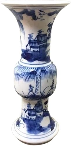ZHENGYUSW Vase Blume Chinesische Vintage Antiblau und Weiß Porzellan Kollektion Ornamente von ZHENGYUSW