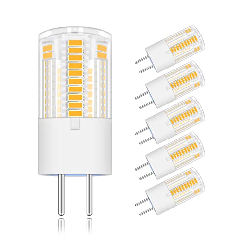 ZHENMING 3W GY6.35 LED 12V Warmweiss 3000K Glühbirnen JC Bi-Pin-Sockel Lampe Ersetzt 30W JC G6.35 Halogen Stiftsockellampe, 5-Stück von ZHENMING