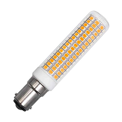 ZHENMING B15D LED 230V Warmweiß Designer Stehlampe 7.5W Ersatz 120W 100W 70W Halogen 1150LM 3000K Nicht Dimmbar Clear Glas Leuchtmittel Glühlampen, 1er Pack [MEHRWEG] von ZHENMING