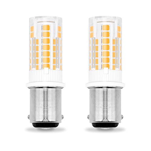 ZHENMING B15D LED Dimmbar 230V 3.5W Glühbirne, Schlanke LED-Spezial Lampe B15d Sockel Birne Warmweiß ​3000K 460LM Ersatz für 40W Nähmaschinenlampe, 2er-Pack von ZHENMING