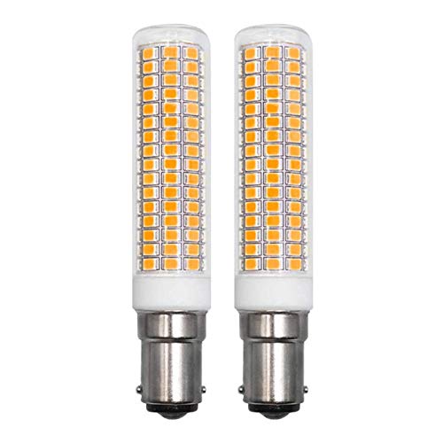 ZHENMING LED B15D 230V Warmweiß Maschinenleuchte Stehlampe 7.5W Ersatz 120W 100W 70W Halogen 1150LM 3000K Nicht Dimmbar Clear Glas Leuchtmittel Glühlampen, 2er Pack [MEHRWEG] von ZHENMING