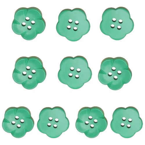 10 PCs Harzknöpfe Nähen Mantelhandwerk Blumenform 4 Löcher Für Handwerksprojekte 10 PCs Harzknöpfe Nähen Mantelhandwerk Blumenform 4 Löcher Für Handwerksprojekte von ZHENNB