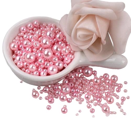 150pcs Runde Künstliche Perlen 3mm-8mm Nachahmungsperlen Für Handwerk Schmuck Machen Armbänder Halsketten Kopfstücke Nachahmungsperlen von ZHENNB