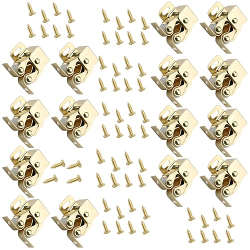15set Garderobe Türschnalle Schrank Doppelwalze Fänge Schrank Garderobe Riegel Einfach Zu Installation Möbelfänge von ZHENNB