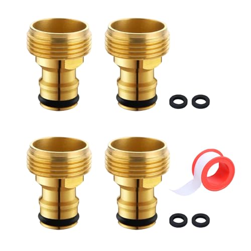 3/4 Zoll Edelstahl Männliche Gewindeschlauchadapter Leckere Fassungsstecker Für Gartenschläuche Und Tragbare Designs Edelstahlschlauchanschlüsse von ZHENNB