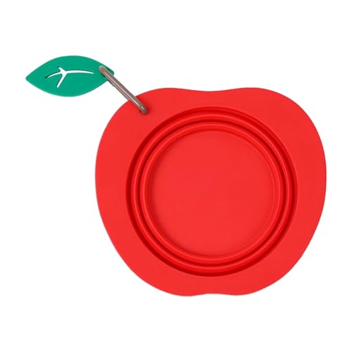 Faltbare Hundeschüssel 350 Ml Silikon Faltbare Feeder Haken Wandercamping Outdoor Und Leckdopfer Wasserspender Tragbarer Wasserschale Für Hund von ZHENNB