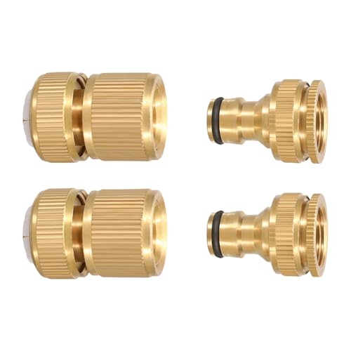 Hochleistungsverstärkte Messingschlauchverbindungen Adapter Wasserrohranschlüsse Einbeziehung Einfacher Drehen Sie Geeignet Für Bewässerungswerkzeuge Outdoor Schlauch Reparaturmessingarmaturen von ZHENNB