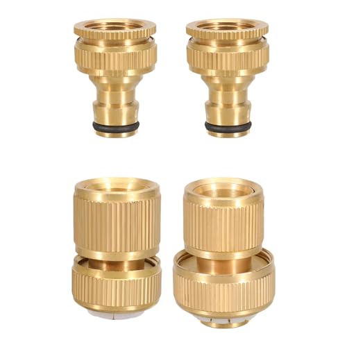 Hochleistungsverstärkte Messingschlauchverbindungen Adapter Wasserrohranschlüsse Einbeziehung Einfacher Drehen Sie Geeignet Für Bewässerungswerkzeuge Outdoor Schlauch Reparaturmessingarmaturen von ZHENNB