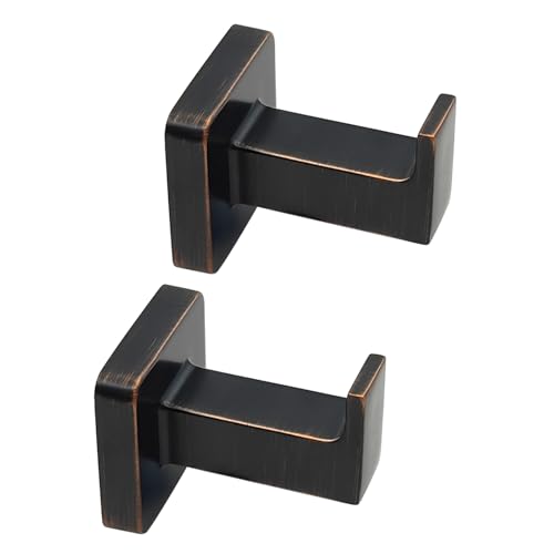 Packung Mit 2 Quadratischen Bronze Badezimmerhaken Anti Rotation Design Wandmontierter Robenstar Packung Mit 2 Quadratischen Bronze Badezimmerhaken Anti Rotation Design Wandmontierter Robenstar von ZHENNB