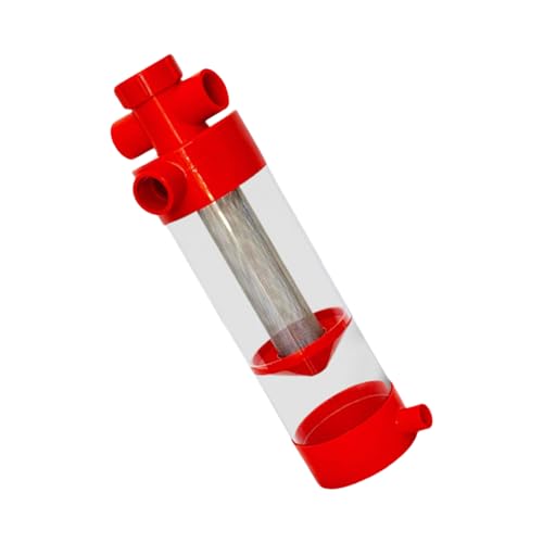 ZHENNB Professionelles Edelstahl Fisch Fäkalentfernung Für Salzwasserriffe Aquarium Teich Terrarium Paludarium Verbesserte Wasserqualität Wartung ABS Aquarium Fäkalabscheider von ZHENNB