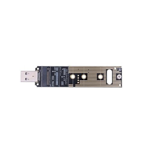ZHENNB USB 3.1 auf NVME Solid Disk Konverter für NVME Solid Disk bietet verbesserte Kompatibilität und 10 Gbit/s Geschwindigkeit Datenübertragung von ZHENNB