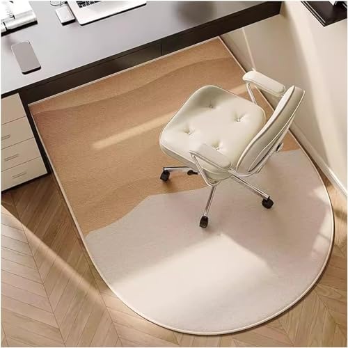 Bürostuhlmatte – rutschfeste Computerstuhlmatte for Teppichboden, Schutzmatte, Leicht Zu Reinigende Fußmatten for Hartholzböden Zu Hause(A,35.4x23.6inch) von ZHEYDAHOU