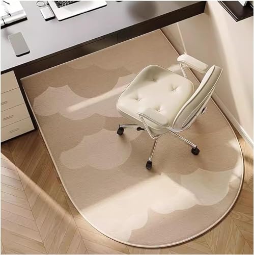 Bürostuhlmatte – rutschfeste Computerstuhlmatte for Teppichboden, Schutzmatte, Leicht Zu Reinigende Fußmatten for Hartholzböden Zu Hause(G,35.4x23.6inch) von ZHEYDAHOU