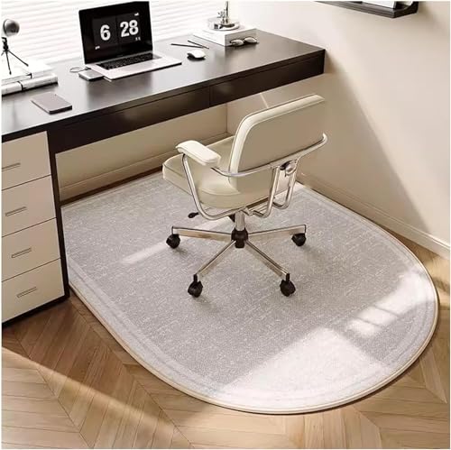 Bürostuhlmatte – rutschfeste Computerstuhlmatte for Teppichboden, Schutzmatte, Leicht Zu Reinigende Fußmatten for Hartholzböden Zu Hause(H,35.4x23.6inch) von ZHEYDAHOU