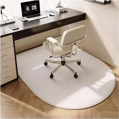 Bürostuhlmatte – rutschfeste Computerstuhlmatte for Teppichboden, Schutzmatte, Leicht Zu Reinigende Fußmatten for Hartholzböden Zu Hause(L,35.4x23.6inch) von ZHEYDAHOU