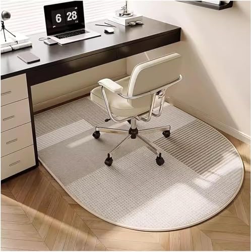 Bürostuhlmatte – rutschfeste Computerstuhlmatte for Teppichboden, Schutzmatte, Leicht Zu Reinigende Fußmatten for Hartholzböden Zu Hause(M,35.4x23.6inch) von ZHEYDAHOU