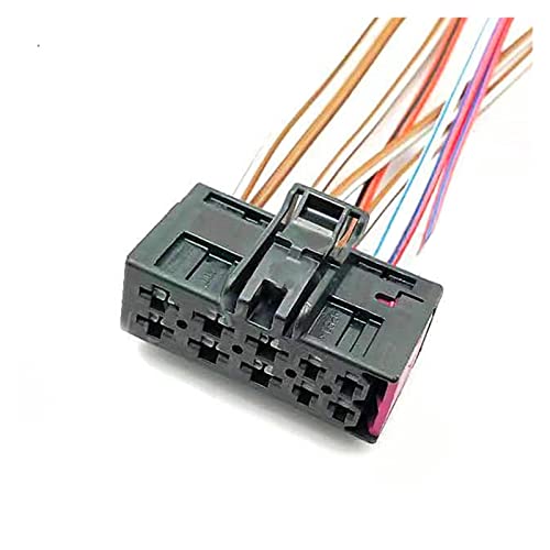 10Pin Auto Elektronischer Stecker Kabelbaum Sitz Männlich Weiblich Steckdose Kompatibel mit 7L0972762 8E0972710 Mit Kabel(10P Female) von ZHFSWLKW
