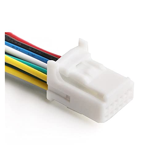 12Pin Auto Elektronischer Stecker Kabelbaum Weibliche Fahrzeug Zentralsteuerung Buchse 1318774-1 Kompatibel mit Toy~ta(20 Set) von ZHFSWLKW