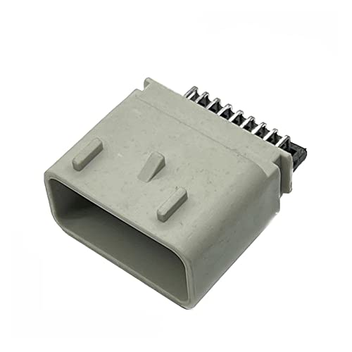 18P 2203663-6 ECU Auto Luftmassenmesser Stecker Kabelbaum Elektronischer Stecker ACC Cruise Kompatibel mit La~d R~ver F~rd 1488533-6 1488533-5(18Pin Grey Male) von ZHFSWLKW