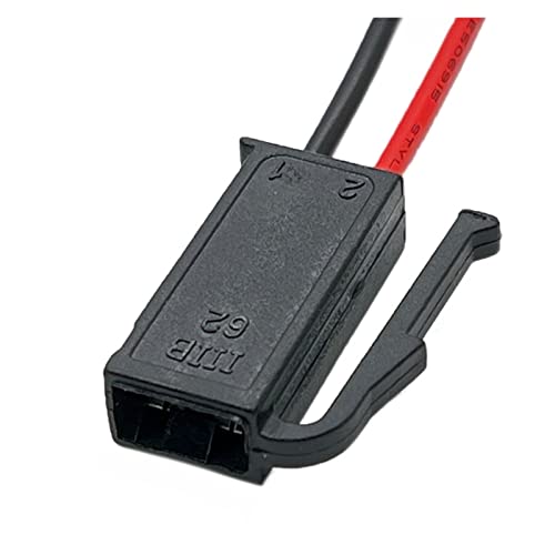 2 Pin 2,8mm Auto Innenkammer Licht Stecker Kabelbaum Automotic Männlich Weiblich Elektronische Stecker 191906231A 1H0906712(2Pin Female,5Pcs With 15cm Wire) von ZHFSWLKW