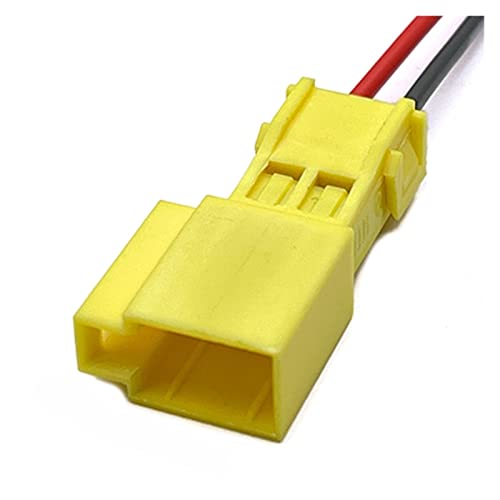 2 Pin 2,8mm Auto Innenkammer Licht Stecker Kabelbaum Automotic Männlich Weiblich Elektronische Stecker 191906231A 1H0906712(2Pin Male,5Pcs With 15cm Wire) von ZHFSWLKW