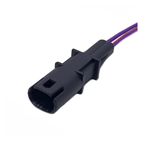 2 Pin Auto Modifizierter Türgriff Stecker Rückspiegel Heizungsbuchse Buchse Stecker Kabelbaum Kompatibel mit B~W GT528i GT53(2P Male,1 Set) von ZHFSWLKW