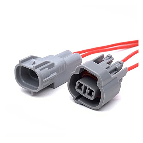 2 Pin Sumitomo Auto Nebelscheinwerfer Lampenfassung Reverse Radar Stecker Männlich Weiblich Stecker Kabelbaum Kompatibel Mit 6189-0031(2P Female and Male,5 Pcs) von ZHFSWLKW